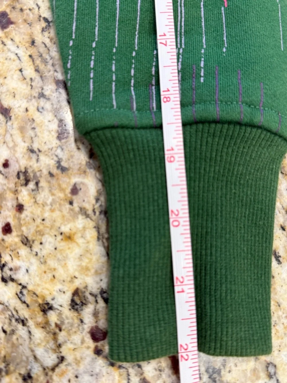 Nomis green & pink boho button up sweatshirt SZ SM - Picture 11 of 14